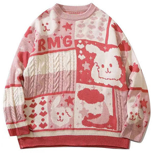 Japanese Rabbit Design Sweater 'Saitama'