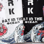 Load image into Gallery viewer, Japanese Shirt &#39;Bat in the Ocean&#39;
