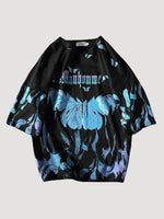 Load image into Gallery viewer, Japanese Shirt Butterfly Pattern &#39;Boom Time&#39;
