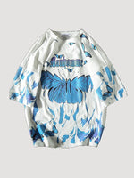 Load image into Gallery viewer, Japanese Shirt Butterfly Pattern &#39;Boom Time&#39;
