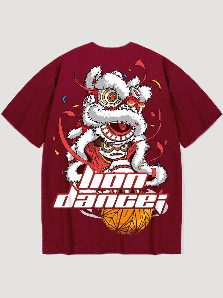 Japanese Shirt Lion Dance 'Ikimasu'