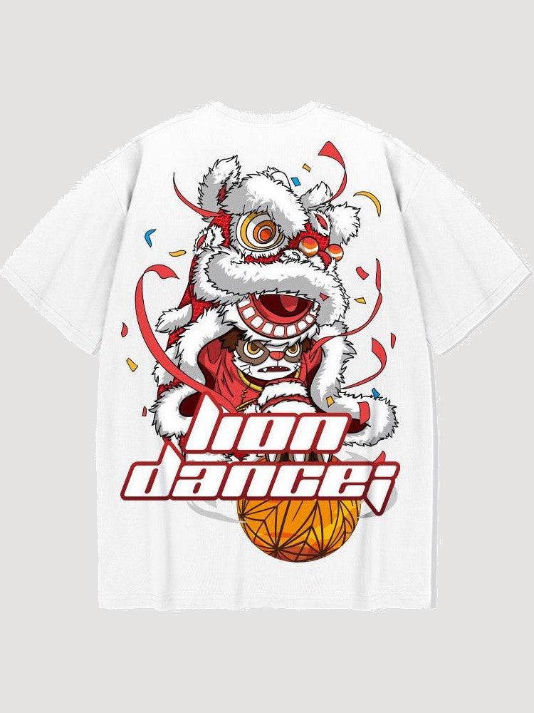 Japanese Shirt Lion Dance 'Ikimasu'