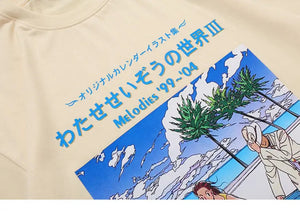 Japanese Shirt Seaside Pattern 'Umigawa'