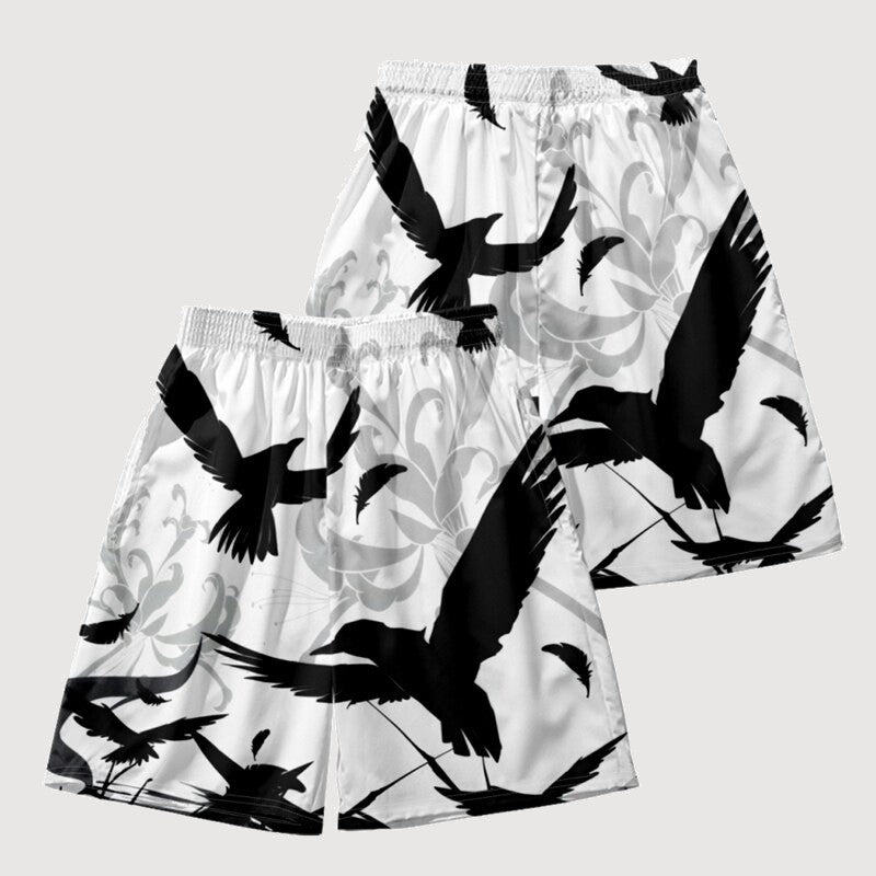 Japanese Shorts Birds Design 'Tori'