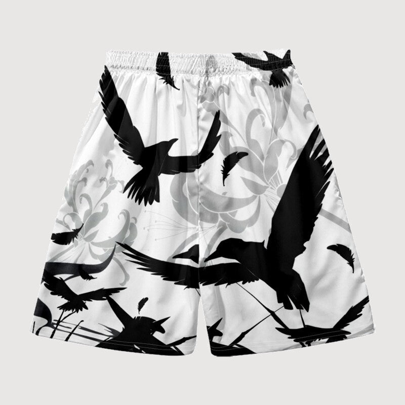 Japanese Shorts Birds Design 'Tori'