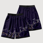 Load image into Gallery viewer, Japanese Shorts Cherry Blossom Pattern &#39;Haru&#39;
