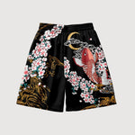 Load image into Gallery viewer, Japanese Shorts Koi Carp Pattern &#39;Sakura&#39;
