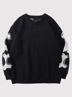 Load image into Gallery viewer, Japanese Skeleton Design Sweater &#39;Shi&#39;
