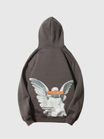 Load image into Gallery viewer, Japanese Streetwear Hoodie Angel Design &#39;Dozo&#39;
