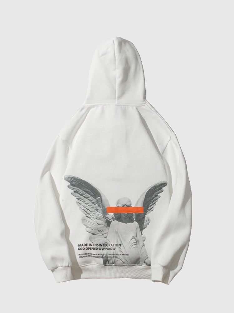 Japanese Streetwear Hoodie Angel Design 'Dozo'