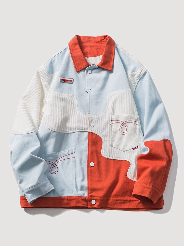 First Street Java Jacket Japanese Streetwear Jacket 'Dezain' – My Japan Clothes