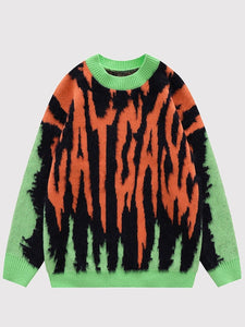 Japanese Streetwear Look Sweater 'Yaban'