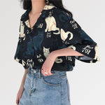 Load image into Gallery viewer, Japanese Style Blouse &#39;Nichino&#39;
