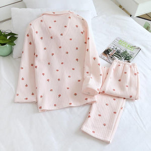 Japanese Style Thick Cotton Pajamas