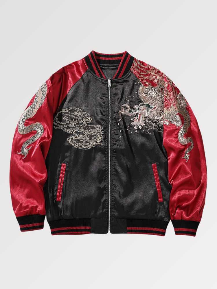 Japanese Sukajan Jacket Dragon Design 'Ryu'