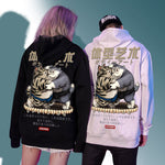 Load image into Gallery viewer, Japanese Sumo Cats Hoodie &#39;Fukuoka&#39;
