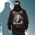 Load image into Gallery viewer, Japanese Sumo Cats Hoodie &#39;Fukuoka&#39;
