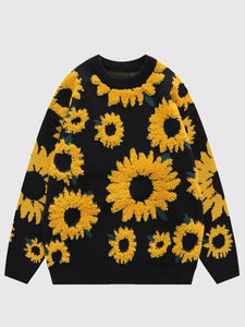 Japanese Sunflower Sweater 'Himawari'