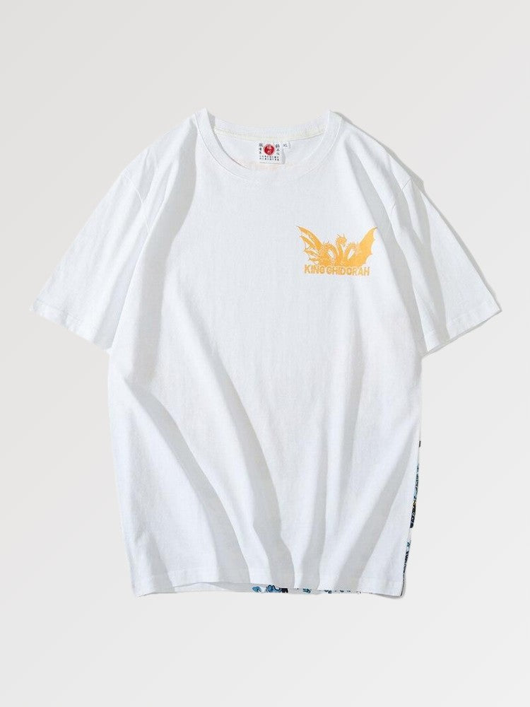 Japanese T-shirt Gold Doragon 'Arigato'