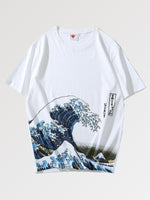 Load image into Gallery viewer, Japanese T-shirt &#39;Kanagawa Wave&#39;
