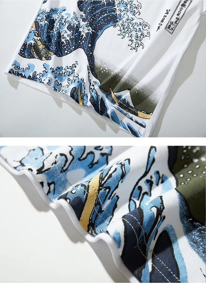 Japanese T-shirt 'Kanagawa Wave'