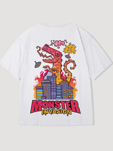 Japanese T-shirt Monster Invasion 'Akuma'