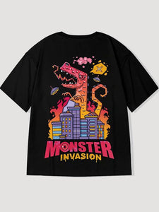 Japanese T-shirt Monster Invasion 'Akuma'