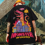 Load image into Gallery viewer, Japanese T-shirt Monster Invasion &#39;Akuma&#39;
