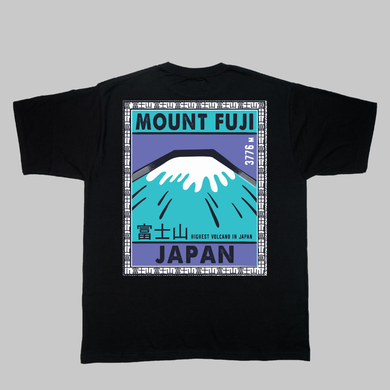 Japanese T-Shirt Mount Fuji Design