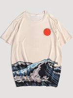 Load image into Gallery viewer, Japanese T-shirt &#39;Rising sun&#39;
