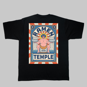 Japanese T-Shirt Sumo Ramen Temple