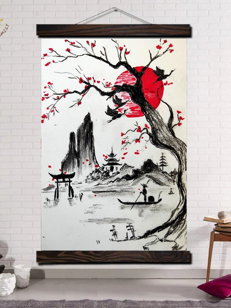 Japanese Traditional Painting 'Nippon Landscape'