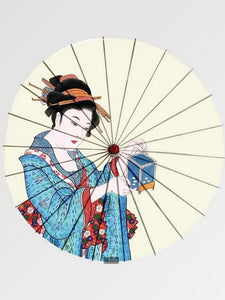 Japanese Umbrella with Geisha Design 'Himeji'