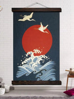 Load image into Gallery viewer, Japanese Wall Art &#39;Sun of Kanagawa&#39;
