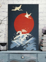 Load image into Gallery viewer, Japanese Wall Art &#39;Sun of Kanagawa&#39;
