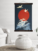 Load image into Gallery viewer, Japanese Wall Art &#39;Sun of Kanagawa&#39;
