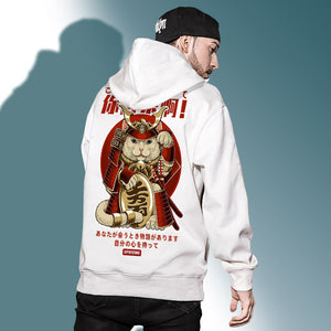 Japanese Warrior Cat Hoodie 'Gifu'