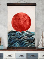 Load image into Gallery viewer, Japanese Wave Painting &#39;Shinano&#39;
