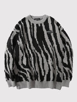 Load image into Gallery viewer, Japanese Wave Pattern Sweater &#39;Ikebukuro&#39;
