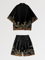 Load image into Gallery viewer, Kimono and Shorts Set 'Aichi'
