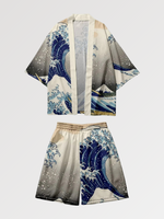 Load image into Gallery viewer, Kimono and Shorts Set 'Fukuoka'
