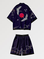 Load image into Gallery viewer, Kimono and Shorts Set 'Rising Sun'
