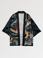Load image into Gallery viewer, Kimono and Shorts Set 'Traditional Dragon'
