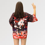 Load image into Gallery viewer, Kitsune Kimono Jacket &#39;Goto&#39;
