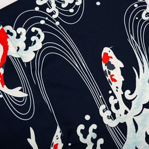 Koi Carp Design Mens Kimono 'Rishiri'