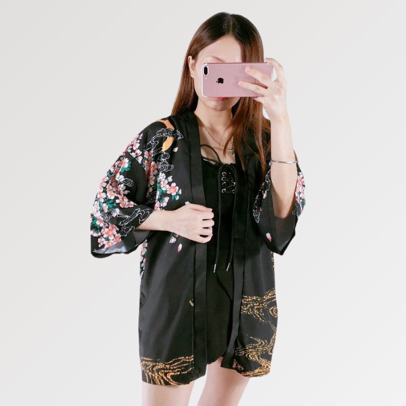 Koi Carp Kimono Jacket 'Jinryu'