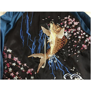 Koi Carp Sukajan Jacket 'Bakuzen'