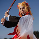 Load image into Gallery viewer, Kyojuro Rengoku Cosplay Demon Slayer
