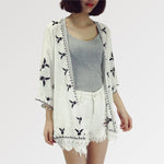Load image into Gallery viewer, Lace Kimono Jacket &#39;Manabeshima&#39;
