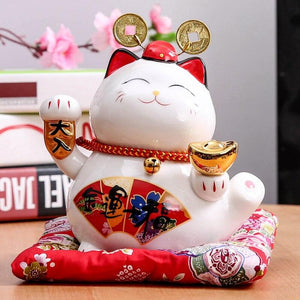 Maneki-Neko Money Box 'Kanji'